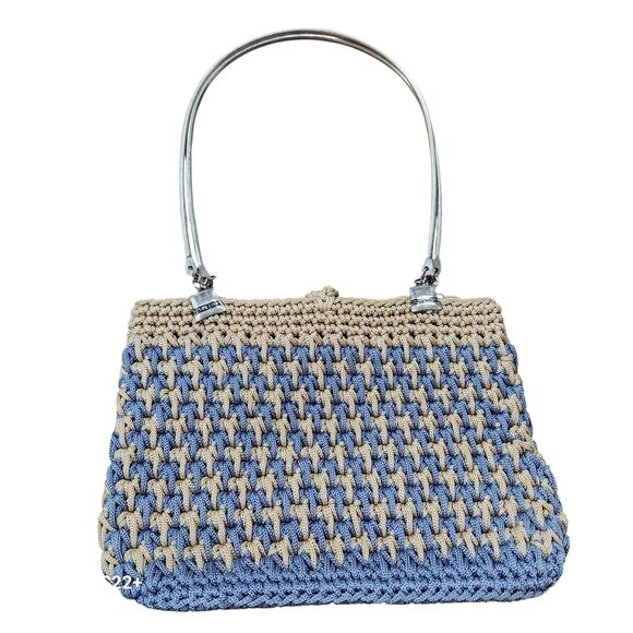 Cossa Bella Crochet Handbag Koketa Boho Cottagecore Peasant Retro Artsy Vintage - Picture 3 of 7